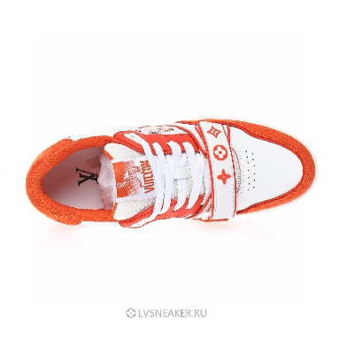 Louis Vuitton LV Trainers "Orange Monogram Demin" 1A9ZD6 Sneakers