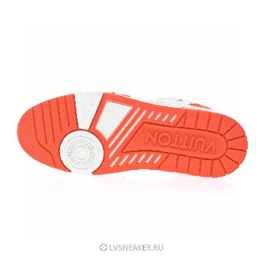 Louis Vuitton LV Trainers "Orange Monogram Demin" 1A9ZD6 Sneakers