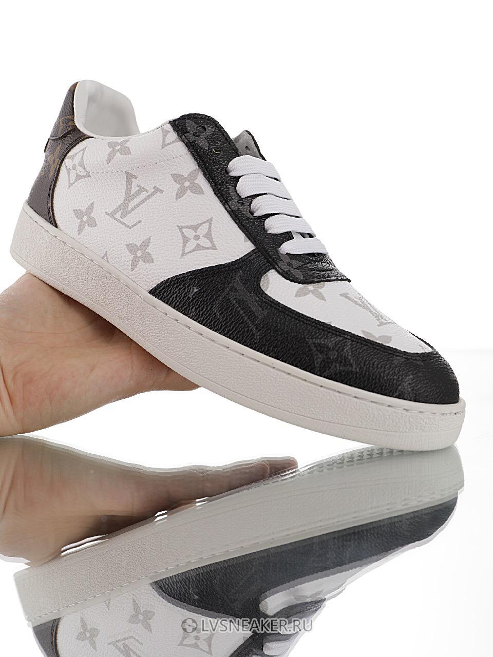 Louis Vuitton LV Rivoli "Monogram White Black Brown" 1A8WG6-2 Sneakers