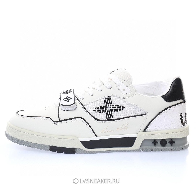 Louis Vuitton LV Trainers "White Black Mesh" 1A98VI-2 Sneakers