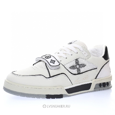 Louis Vuitton LV Trainers "White Black Mesh" 1A98VI-2 Sneakers