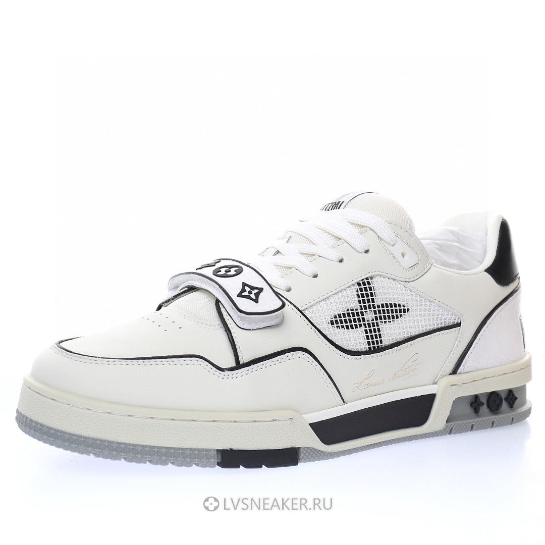 Louis Vuitton LV Trainers "White Black Mesh" 1A98VI-2 Sneakers