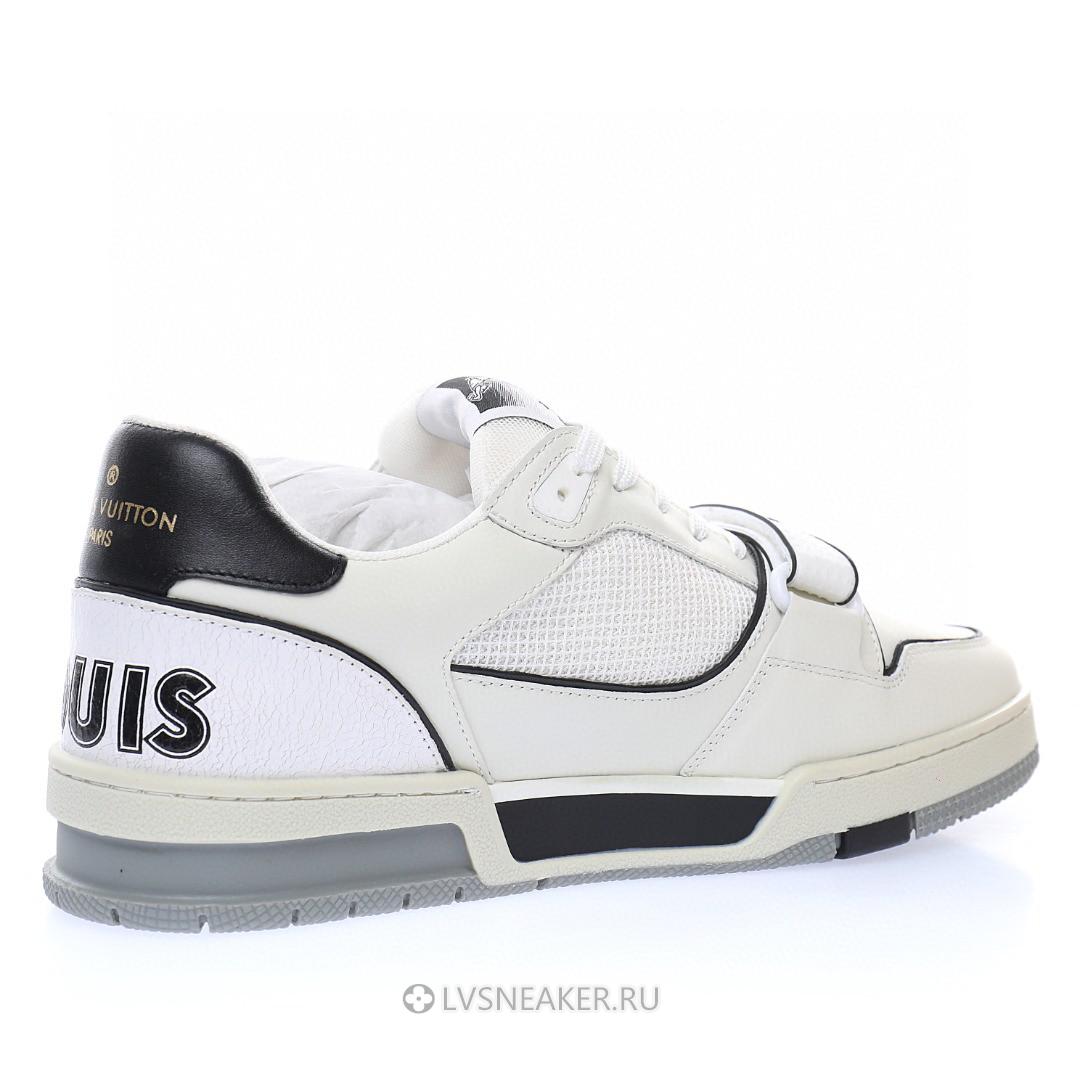Louis Vuitton LV Trainers "White Black Mesh" 1A98VI-2 Sneakers