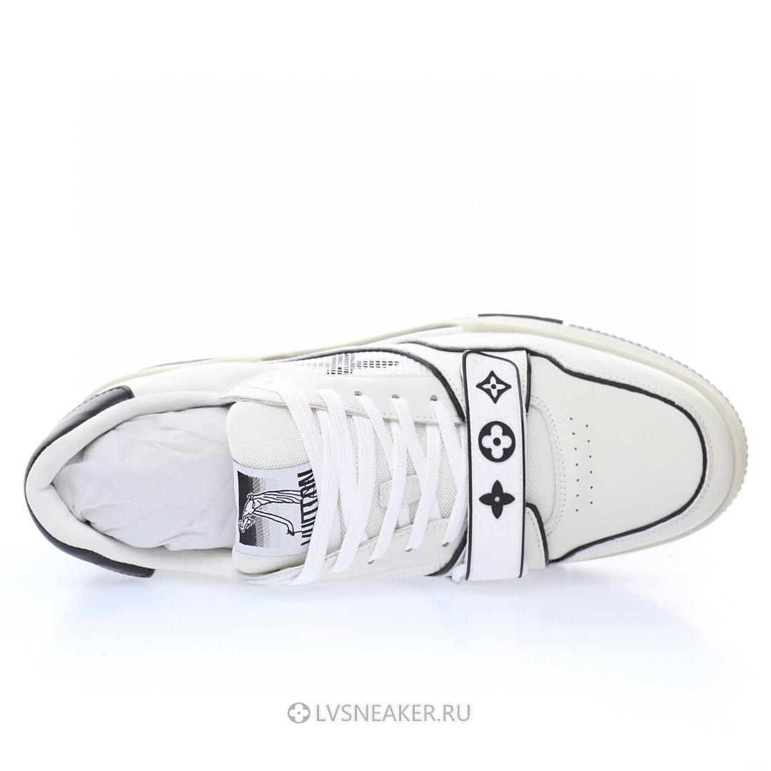 Louis Vuitton LV Trainers "White Black Mesh" 1A98VI-2 Sneakers