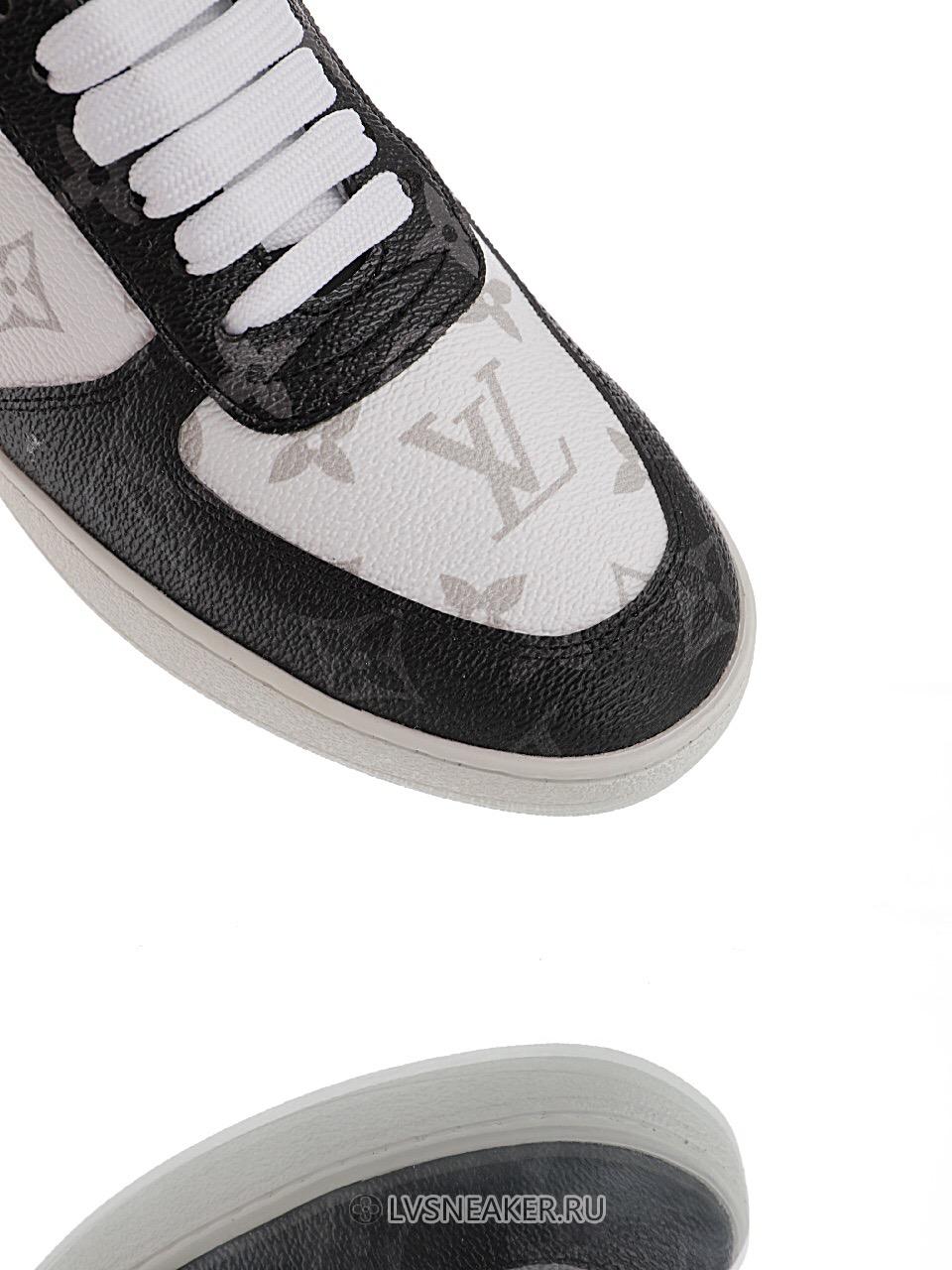 Louis Vuitton LV Rivoli "Monogram White Black Brown" 1A8WG6-2 Sneakers