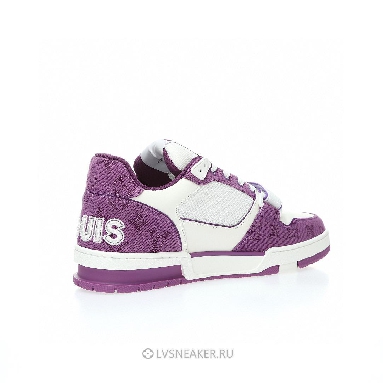 Louis Vuitton LV Trainers "White Violet" 1ABLYL Sneakers