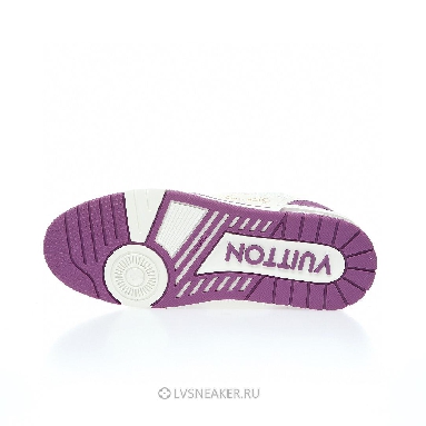 Louis Vuitton LV Trainers "White Violet" 1ABLYL Sneakers