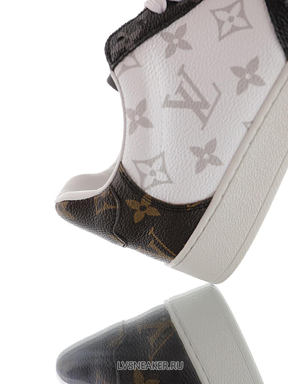 Louis Vuitton LV Rivoli "Monogram White Black Brown" 1A8WG6-2 Sneakers