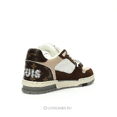 Louis Vuitton LV Trainers "Brown Beige White" 1AC51J Sneakers
