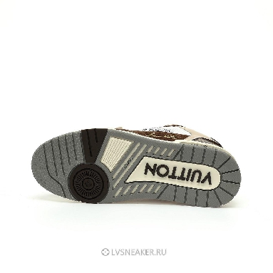 Louis Vuitton LV Trainers "Brown Beige White" 1AC51J Sneakers