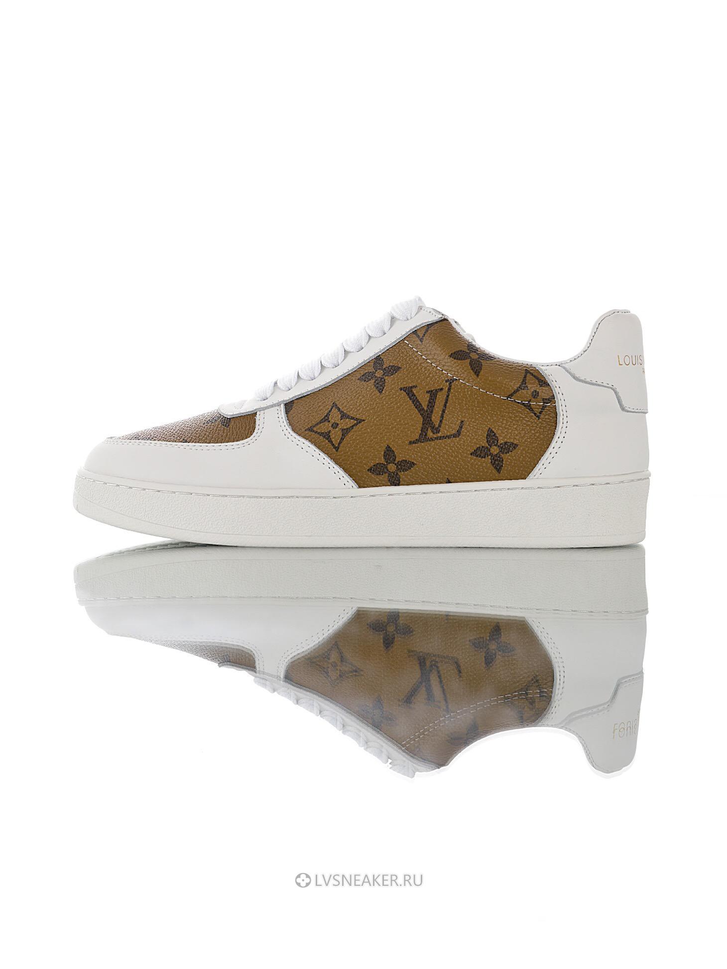 Louis Vuitton LV Rivoli "Monogram White Brown" 1A3MI2-2 Sneakers
