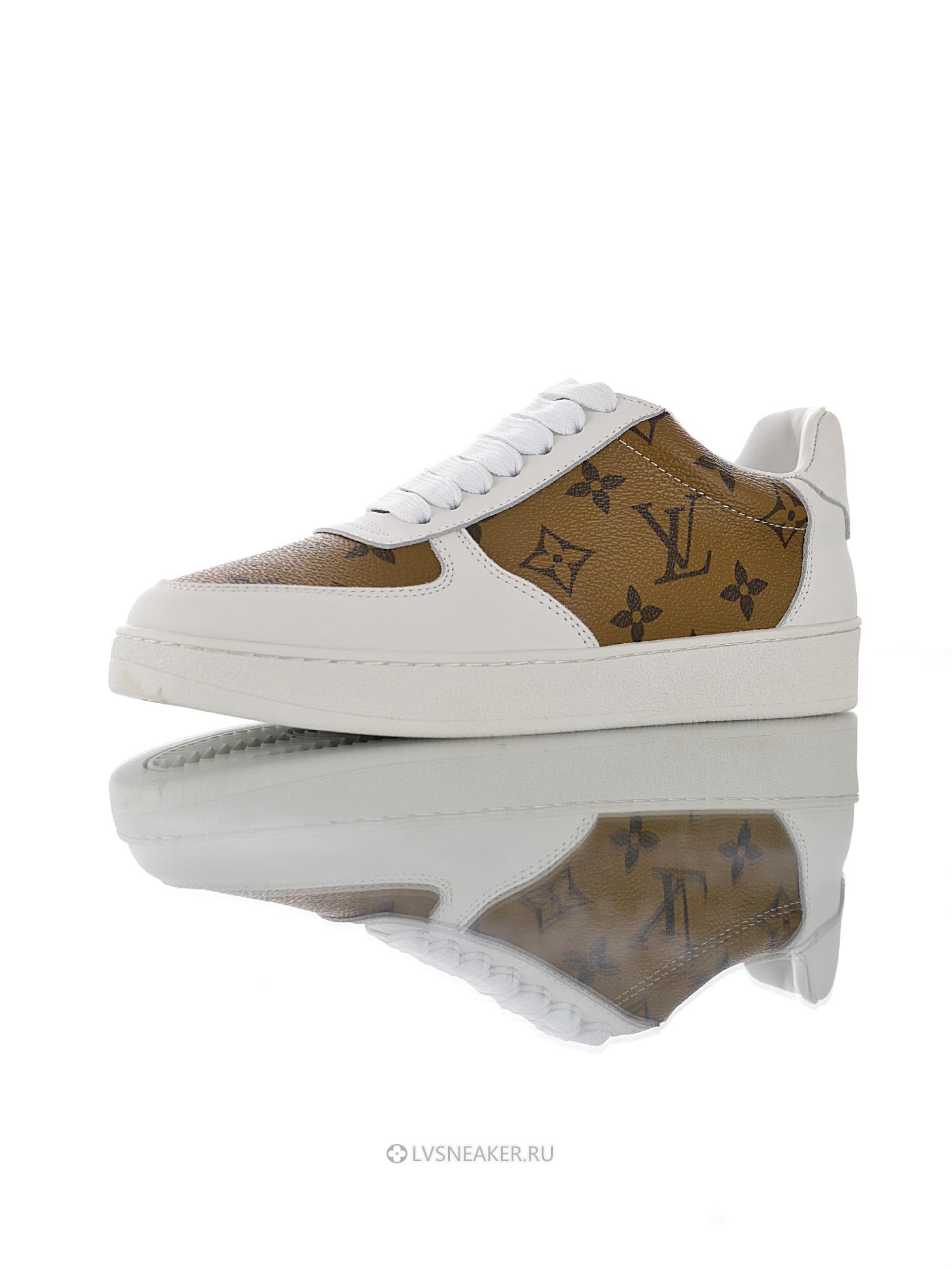 Louis Vuitton LV Rivoli "Monogram White Brown" 1A3MI2-2 Sneakers