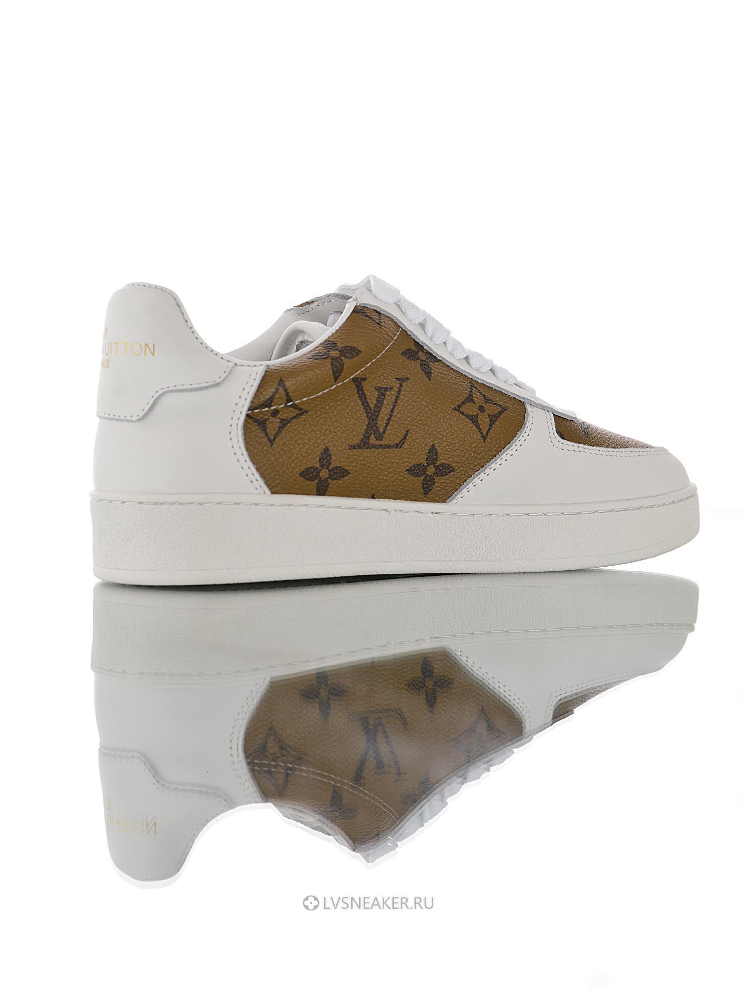 Louis Vuitton LV Rivoli "Monogram White Brown" 1A3MI2-2 Sneakers