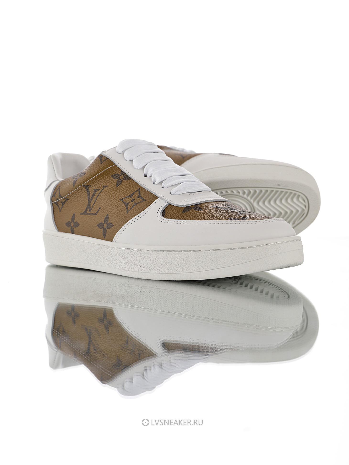 Louis Vuitton LV Rivoli "Monogram White Brown" 1A3MI2-2 Sneakers