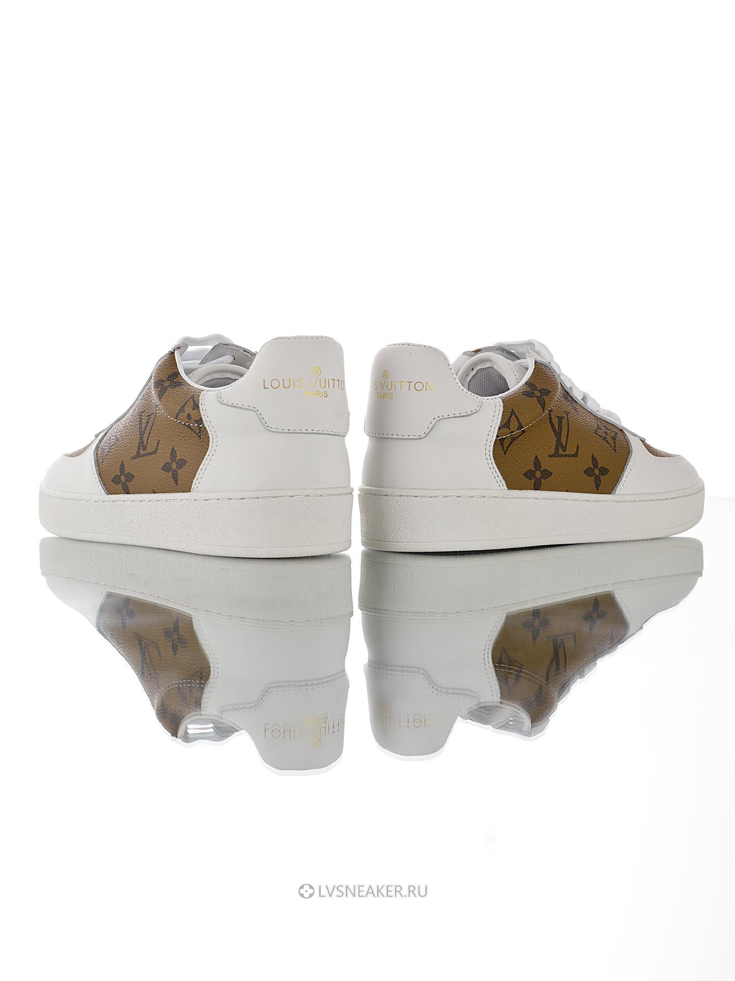 Louis Vuitton LV Rivoli "Monogram White Brown" 1A3MI2-2 Sneakers