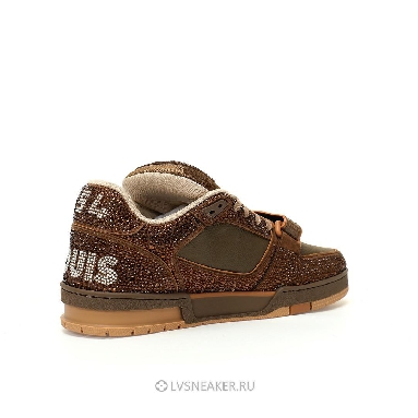 Louis Vuitton LV Trainers "Brown Crystals" 1ACW3K-6 Sneakers