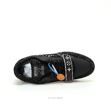 Louis Vuitton LV Trainers "Black White Grey Denim Monogram" 1AC4ZB-4 Sneakers