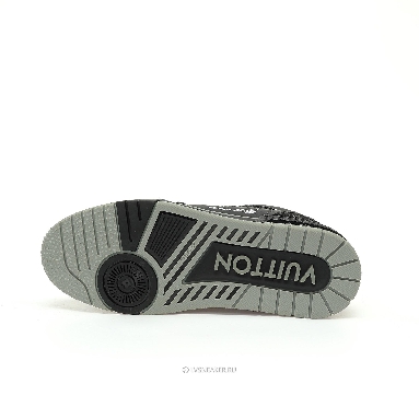 Louis Vuitton LV Trainers "Black White Grey Denim Monogram" 1AC4ZB-4 Sneakers