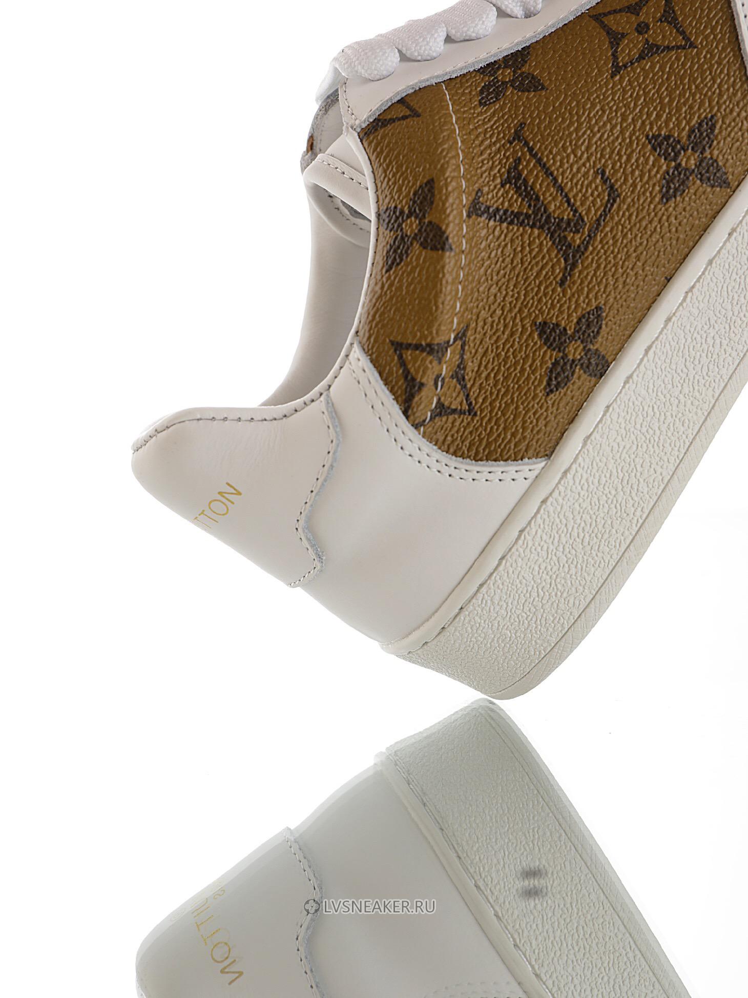 Louis Vuitton LV Rivoli "Monogram White Brown" 1A3MI2-2 Sneakers