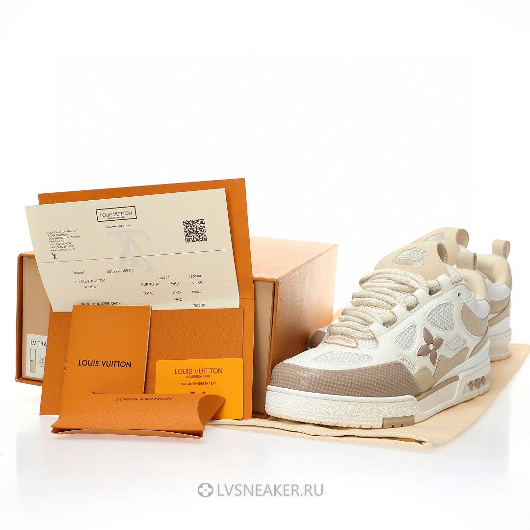 Louis Vuitton LV Skate "Beige White" 1AARQH Sneakers