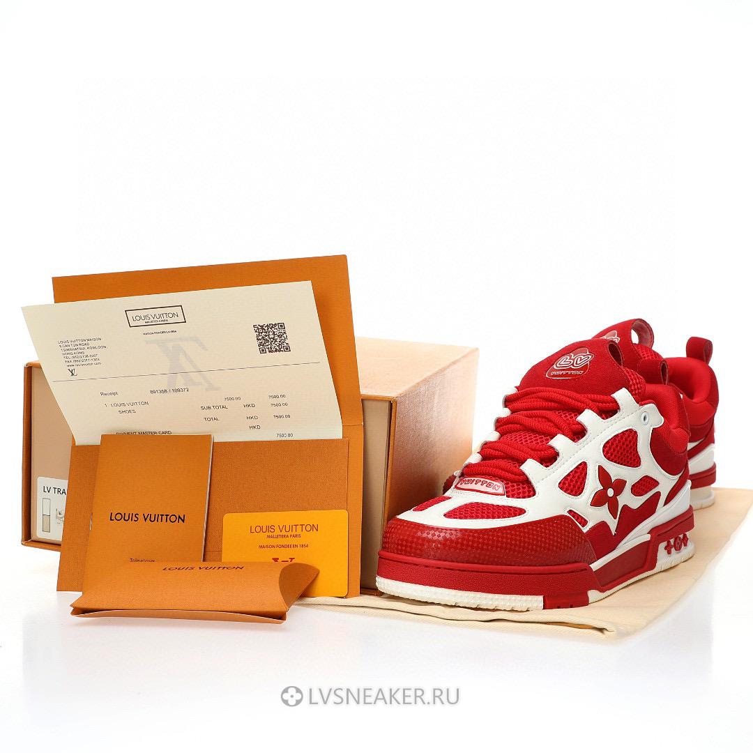 Louis Vuitton LV Skate "Red White" 1AARS5 Sneakers