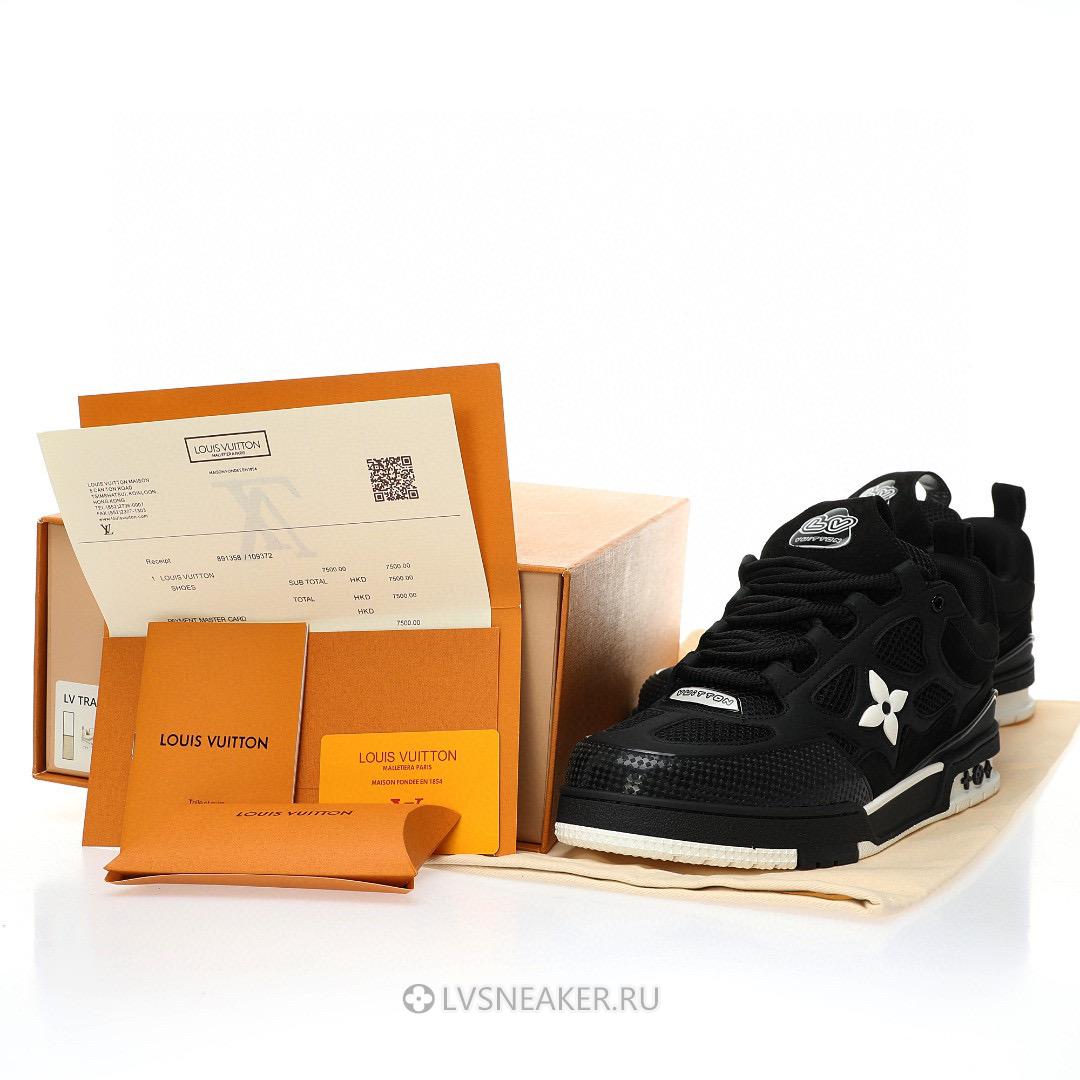 Louis Vuitton LV Skate "Black White" 1AARR8 Sneakers