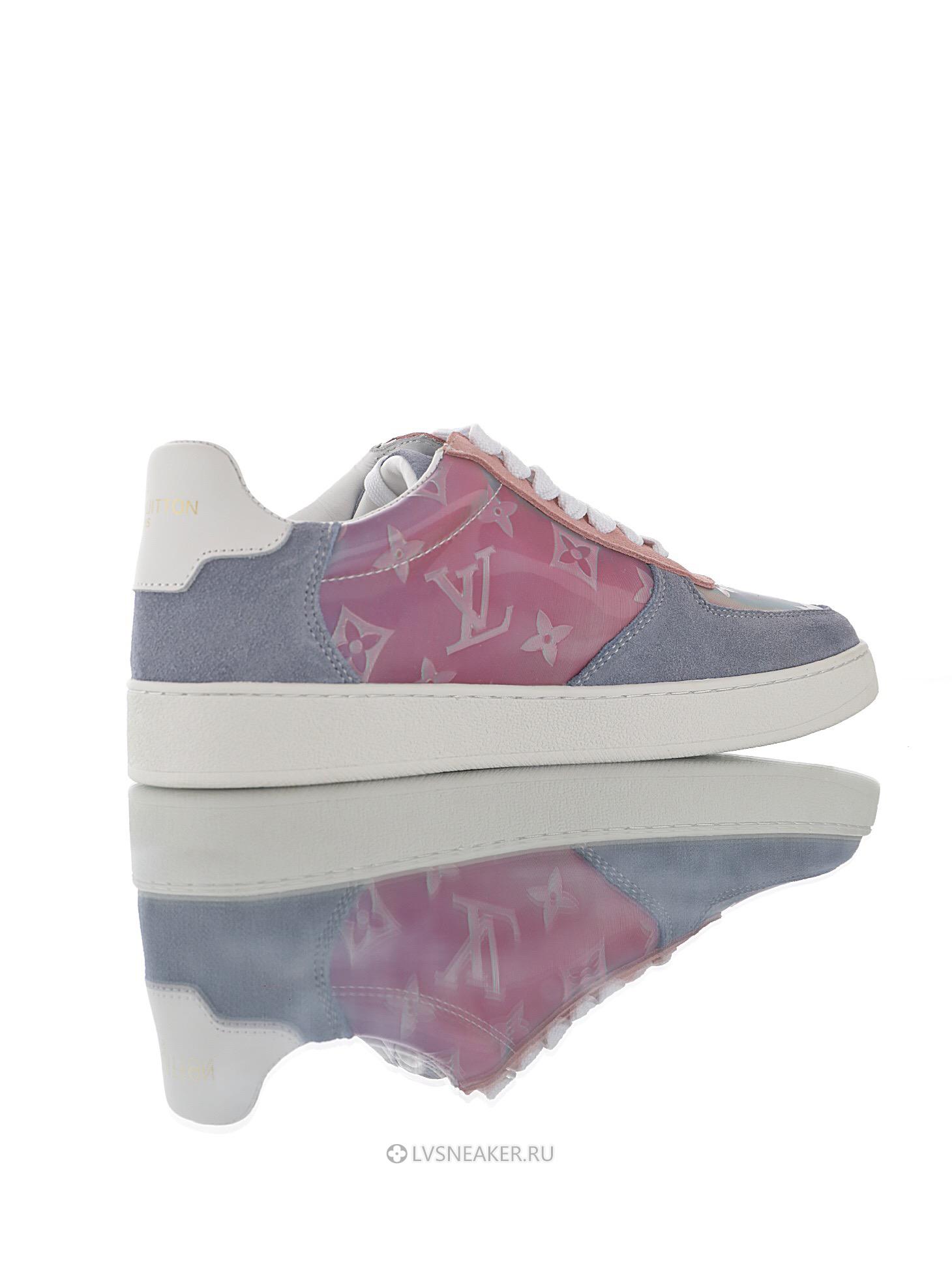 Louis Vuitton LV Rivoli "Iridescent Monogram Pink Blue" 1A5HEP-2 Sneakers