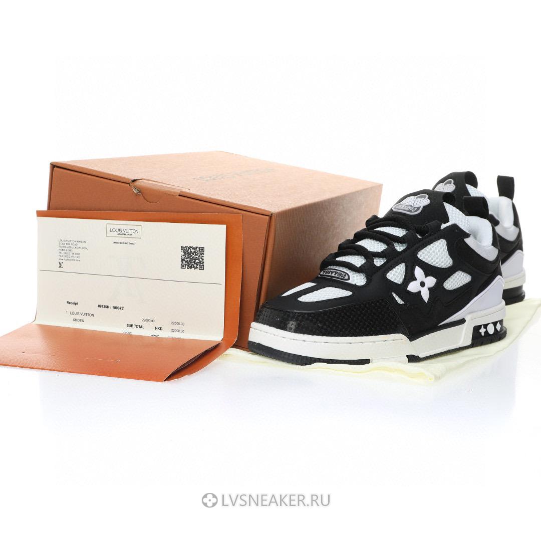 Louis Vuitton LV Skate "White Black" 1AARR1-2 Sneakers