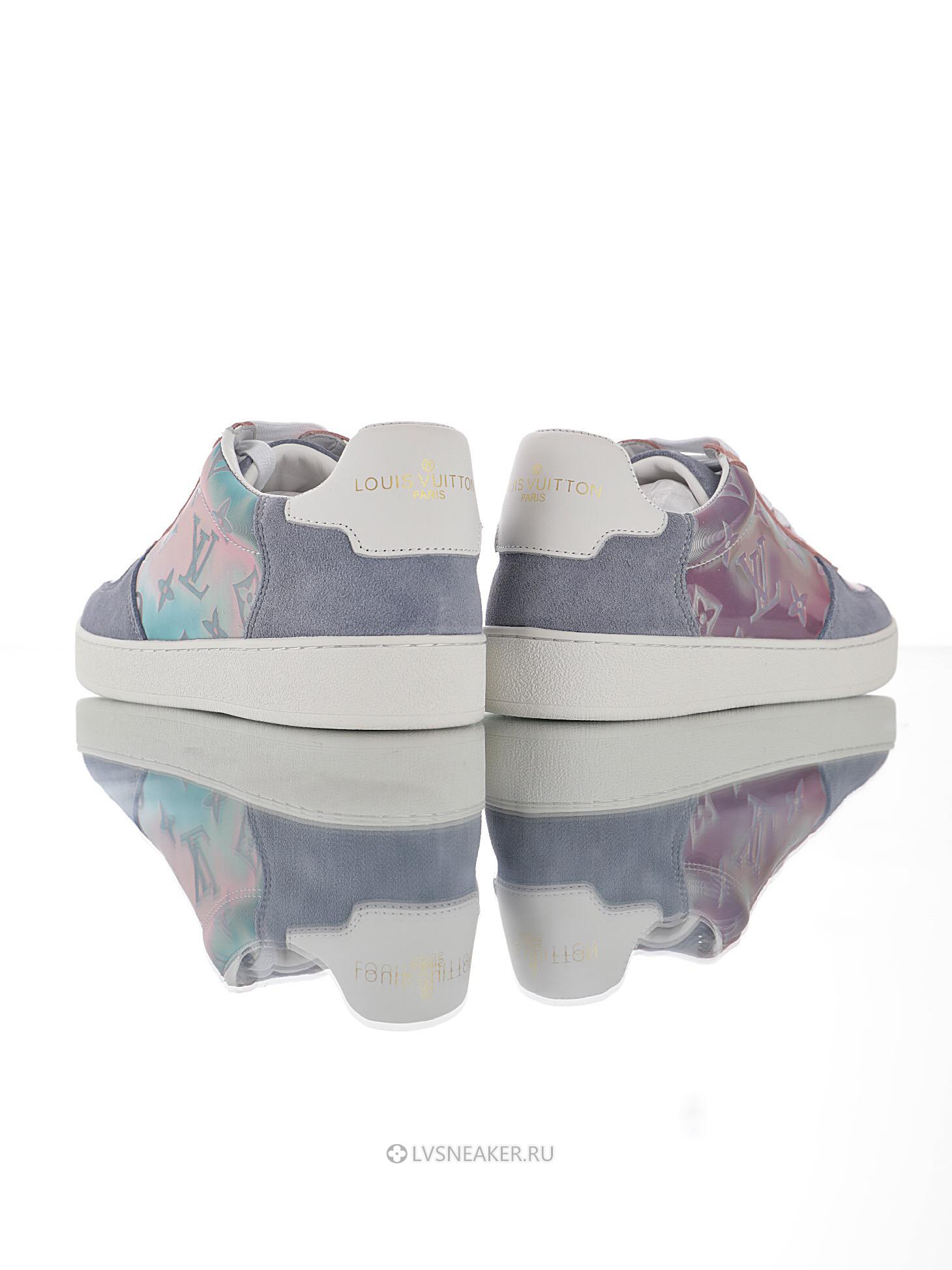 Louis Vuitton LV Rivoli "Iridescent Monogram Pink Blue" 1A5HEP-2 Sneakers