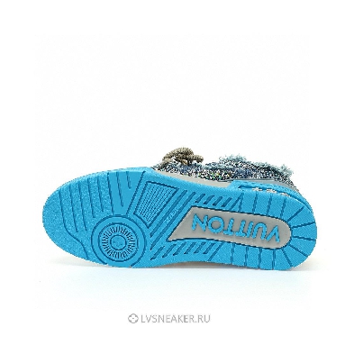 Louis Vuitton LV x Swarovski Skate "Blue Monogram" 1ABMHC Sneakers