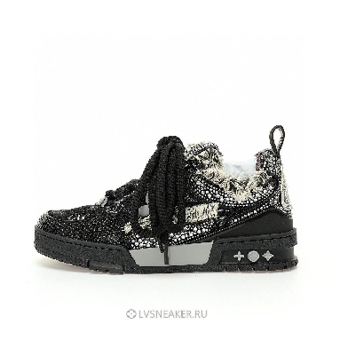 Louis Vuitton LV x Swarovski Skate "Black Monogram" 1ABMHV Sneakers