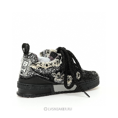 Louis Vuitton LV x Swarovski Skate "Black Monogram" 1ABMHV Sneakers