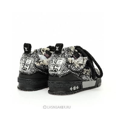Louis Vuitton LV x Swarovski Skate "Black Monogram" 1ABMHV Sneakers