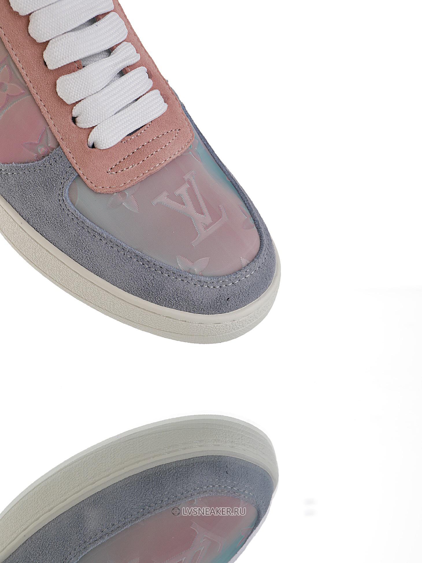 Louis Vuitton LV Rivoli "Iridescent Monogram Pink Blue" 1A5HEP-2 Sneakers