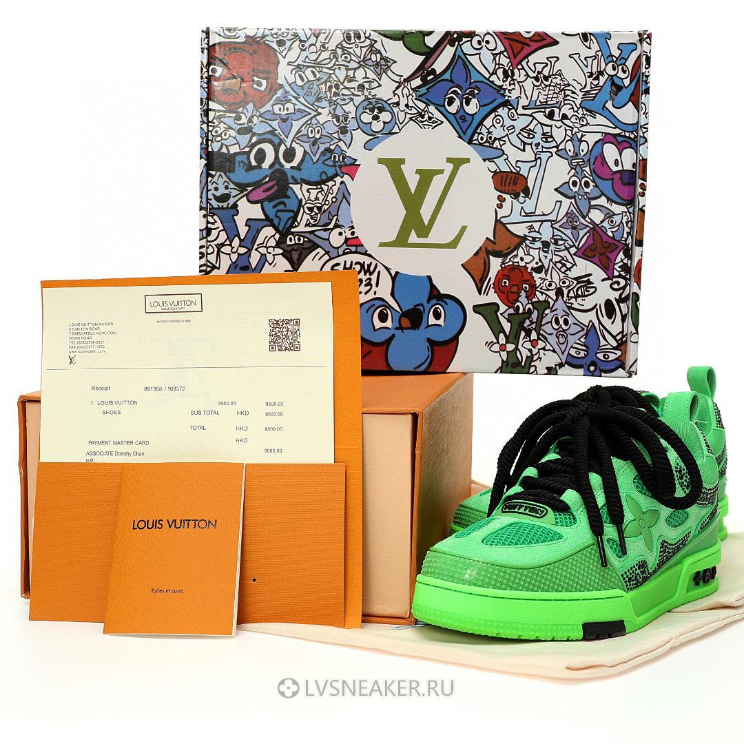 Louis Vuitton LV Skate "Green Black" 1ACEHJ Sneakers