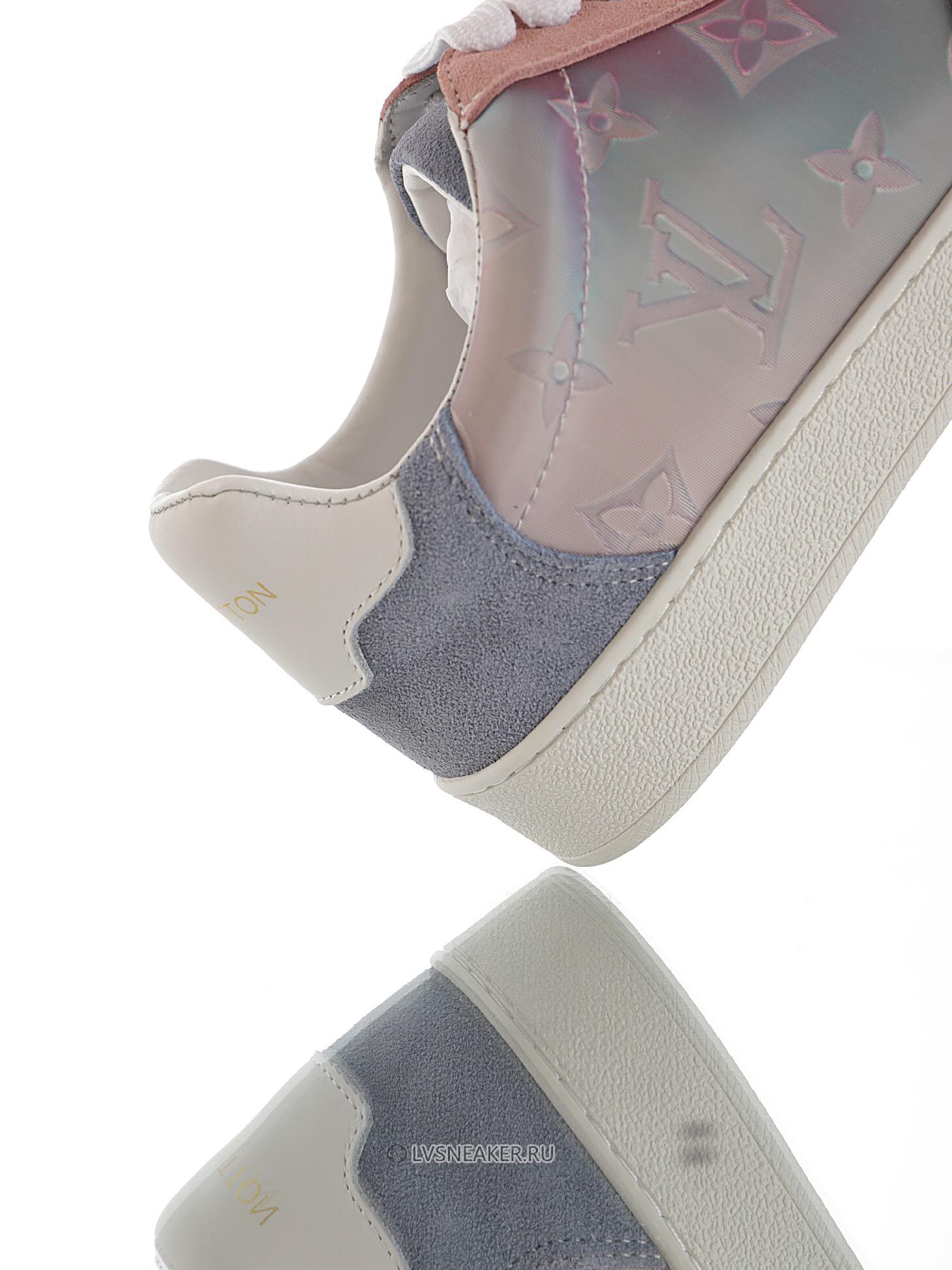 Louis Vuitton LV Rivoli "Iridescent Monogram Pink Blue" 1A5HEP-2 Sneakers