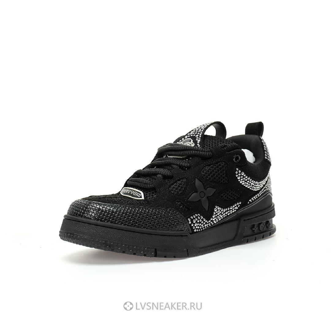 Louis Vuitton LV Skate "Black Tiny Studs" 1ACEID Sneakers