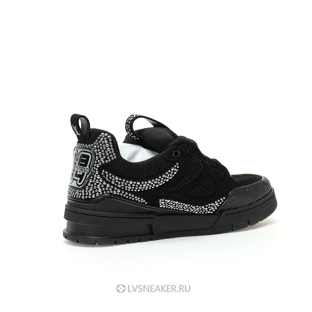 Louis Vuitton LV Skate "Black Tiny Studs" 1ACEID Sneakers