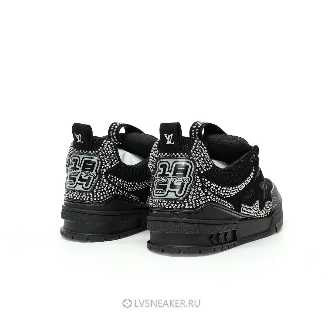 Louis Vuitton LV Skate "Black Tiny Studs" 1ACEID Sneakers