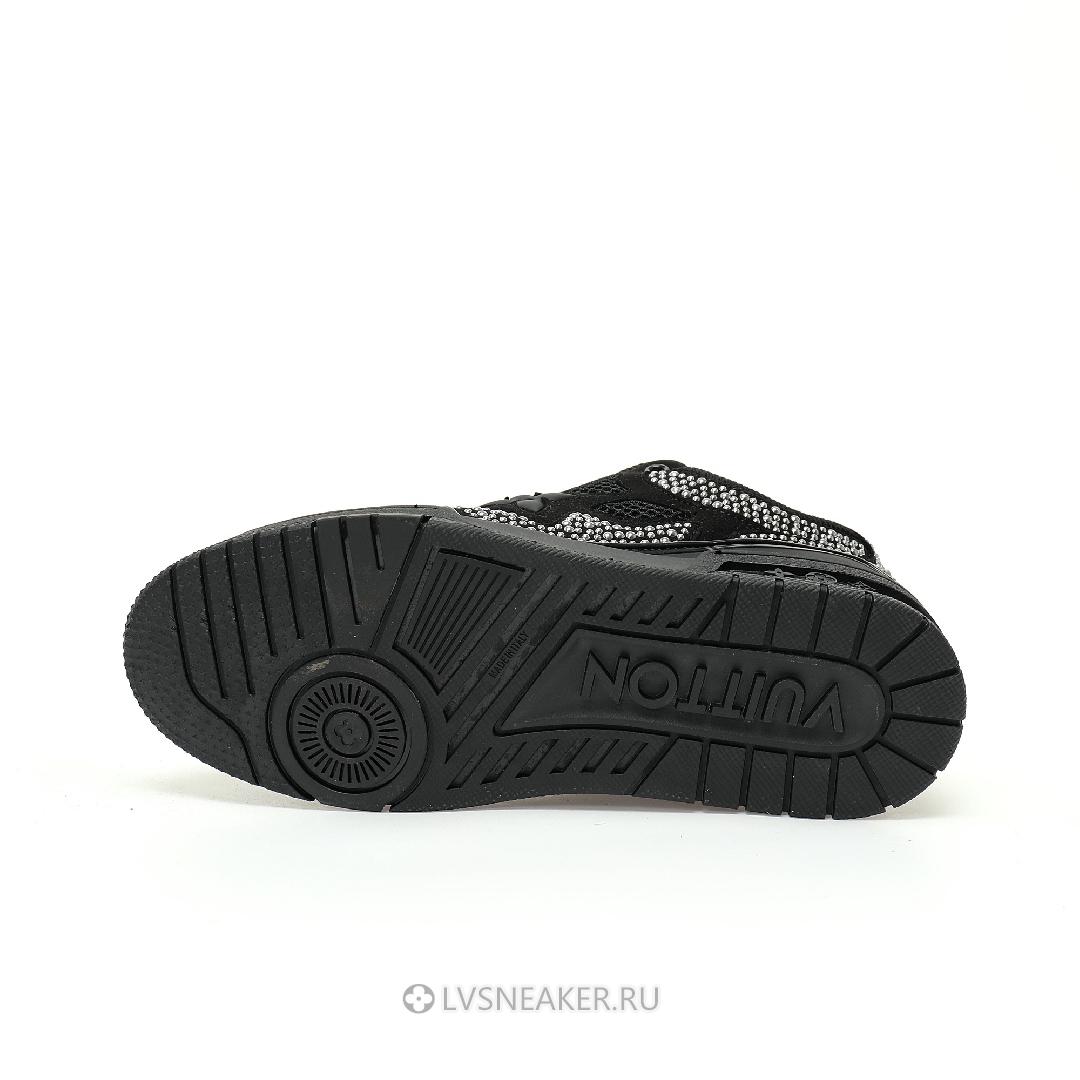 Louis Vuitton LV Skate "Black Tiny Studs" 1ACEID Sneakers