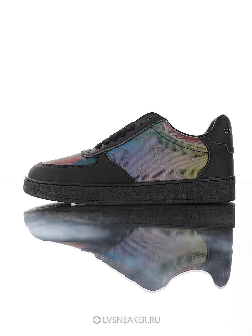 Louis Vuitton LV Rivoli "Black with Shell Shine Monogram" 1A99NO Sneakers