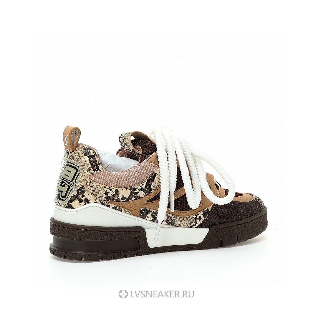 Louis Vuitton LV Skate "Brown Python" 1ABMGB Sneakers
