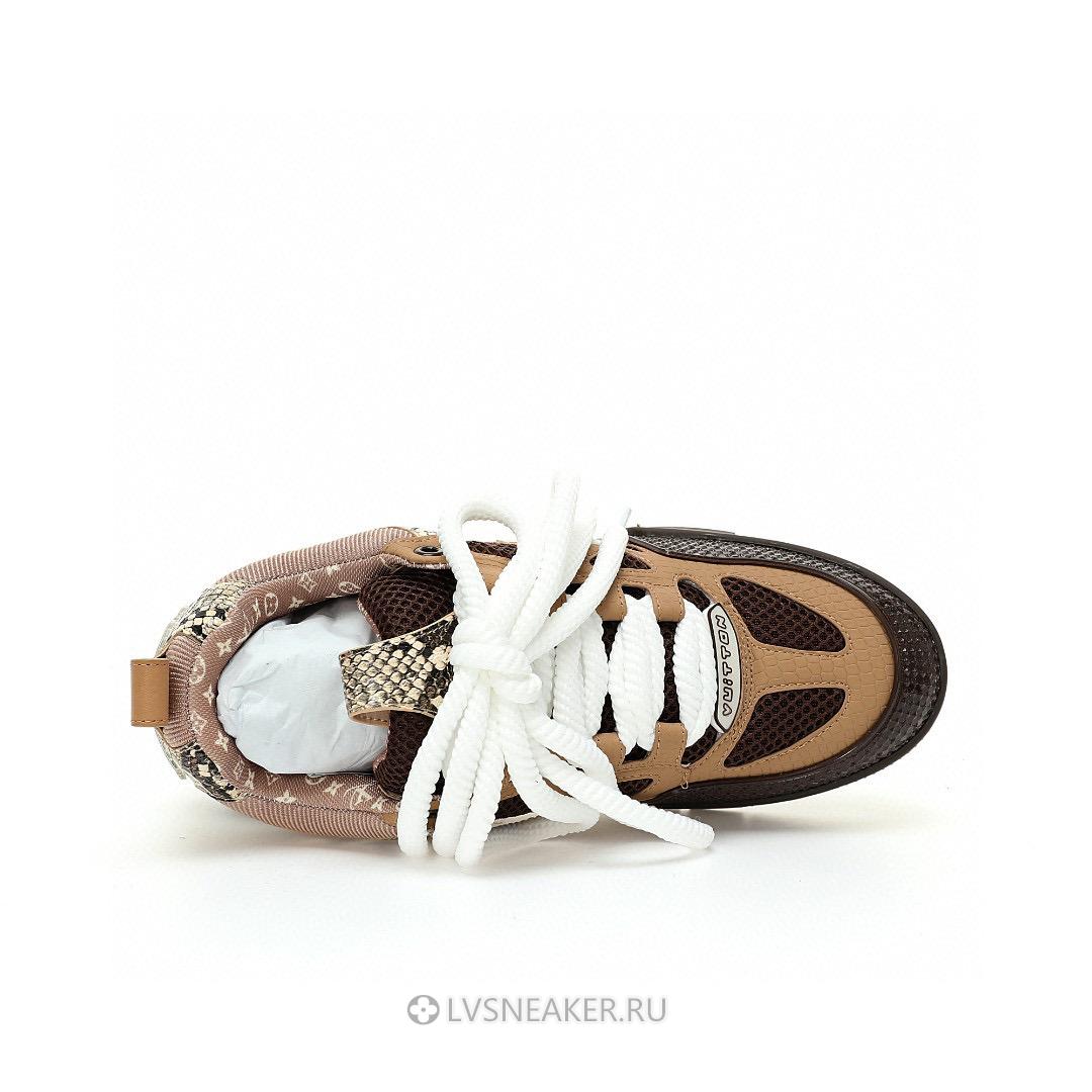 Louis Vuitton LV Skate "Brown Python" 1ABMGB Sneakers