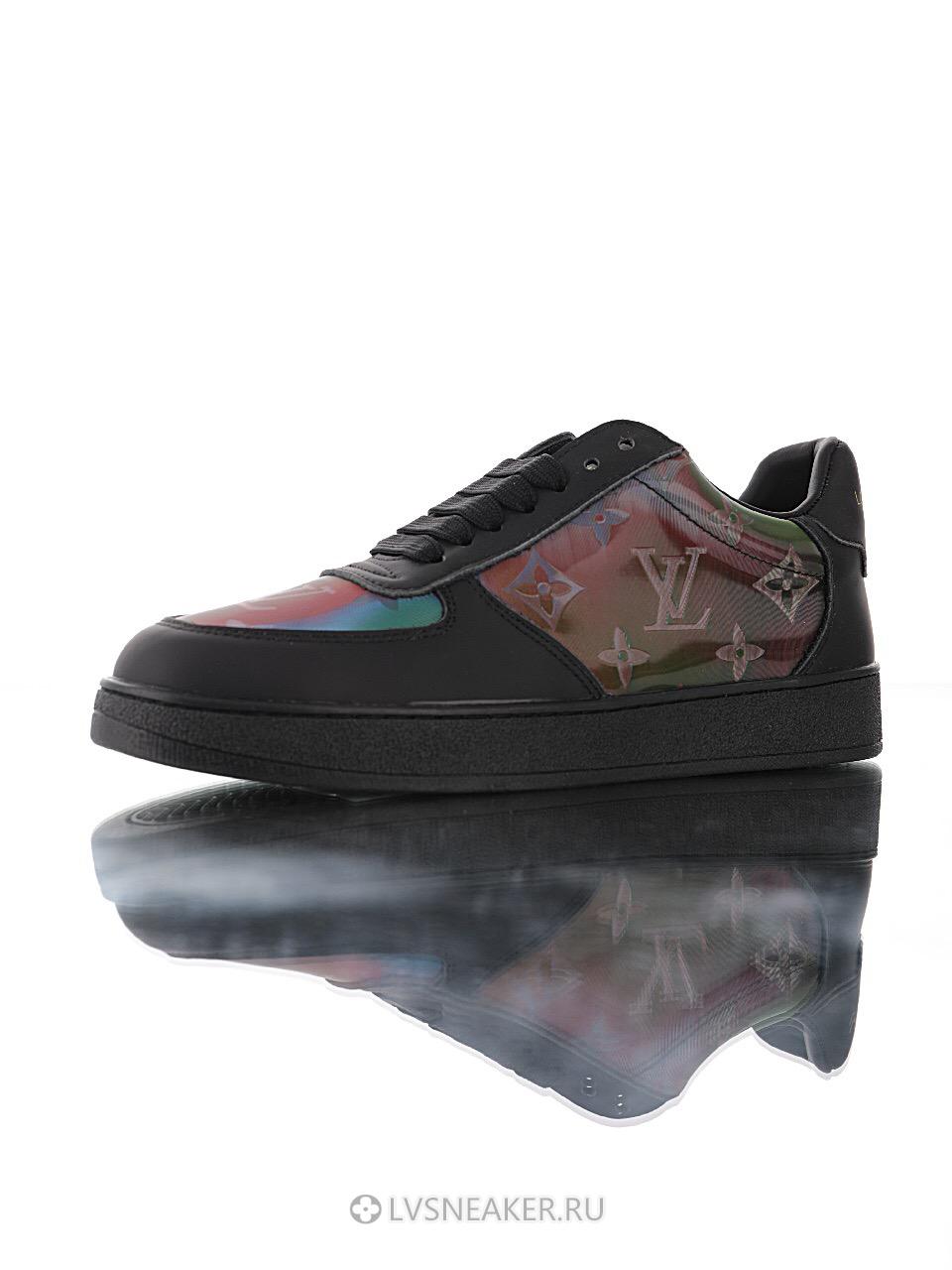 Louis Vuitton LV Rivoli "Black with Shell Shine Monogram" 1A99NO Sneakers