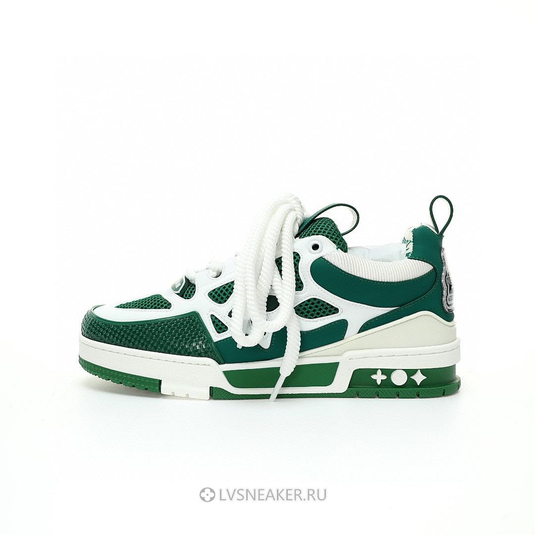 Louis Vuitton LV Skate "Green White" 1AC520 Sneakers