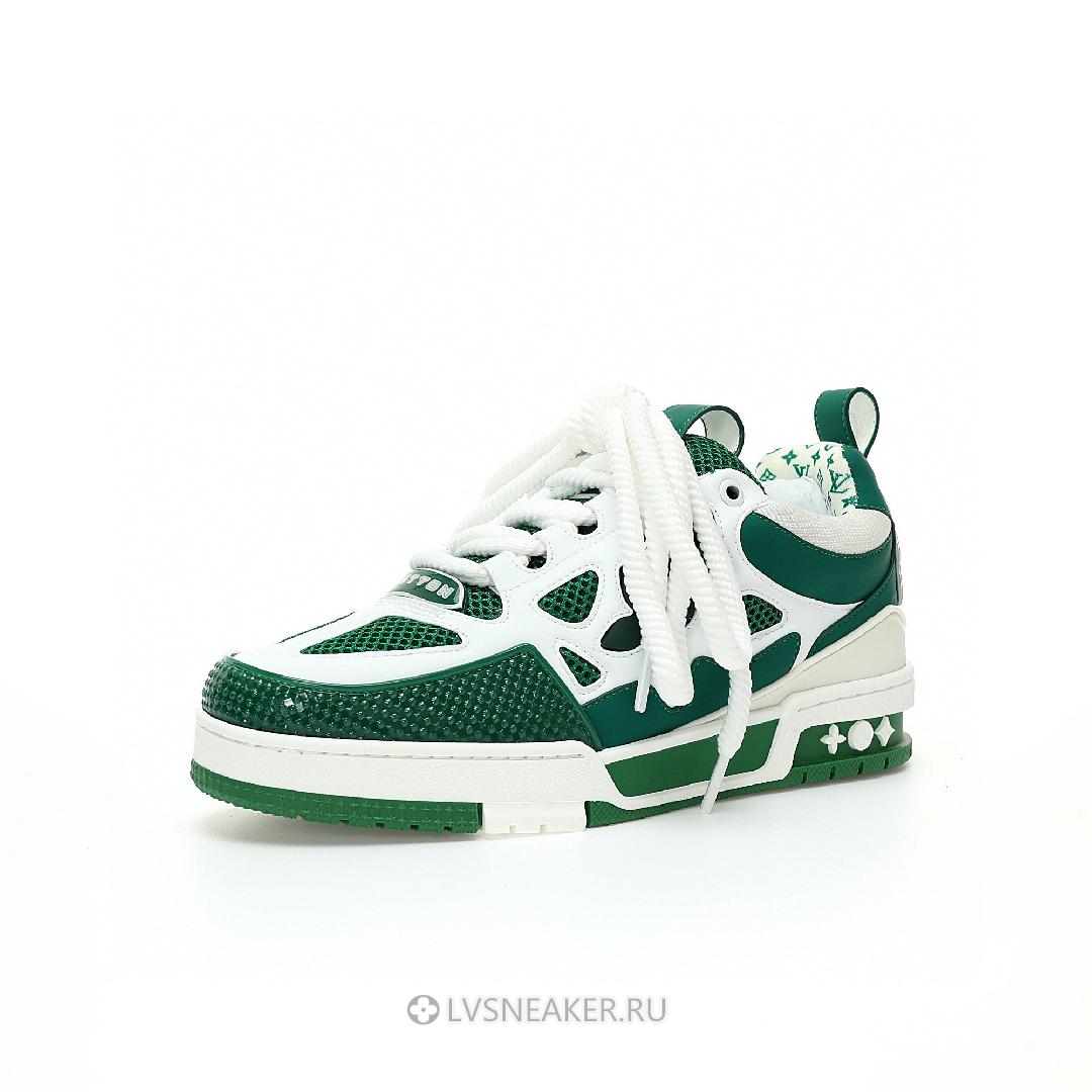 Louis Vuitton LV Skate "Green White" 1AC520 Sneakers
