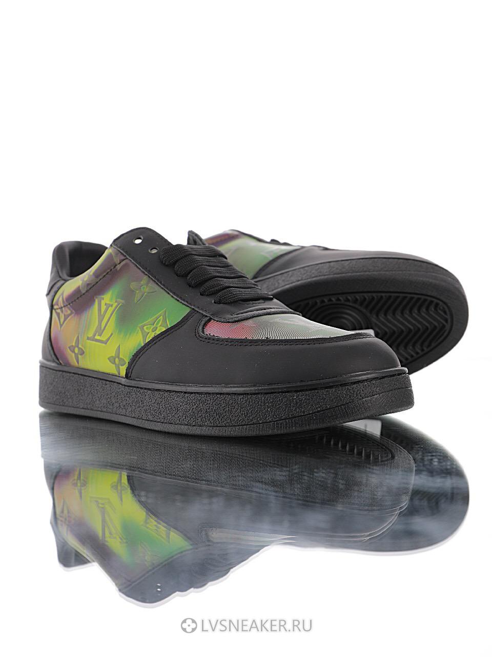 Louis Vuitton LV Rivoli "Black with Shell Shine Monogram" 1A99NO Sneakers