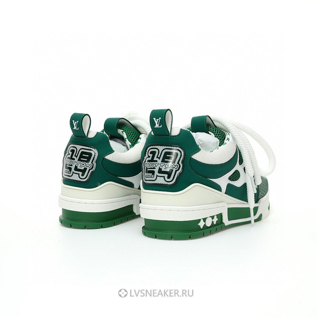 Louis Vuitton LV Skate "Green White" 1AC520 Sneakers