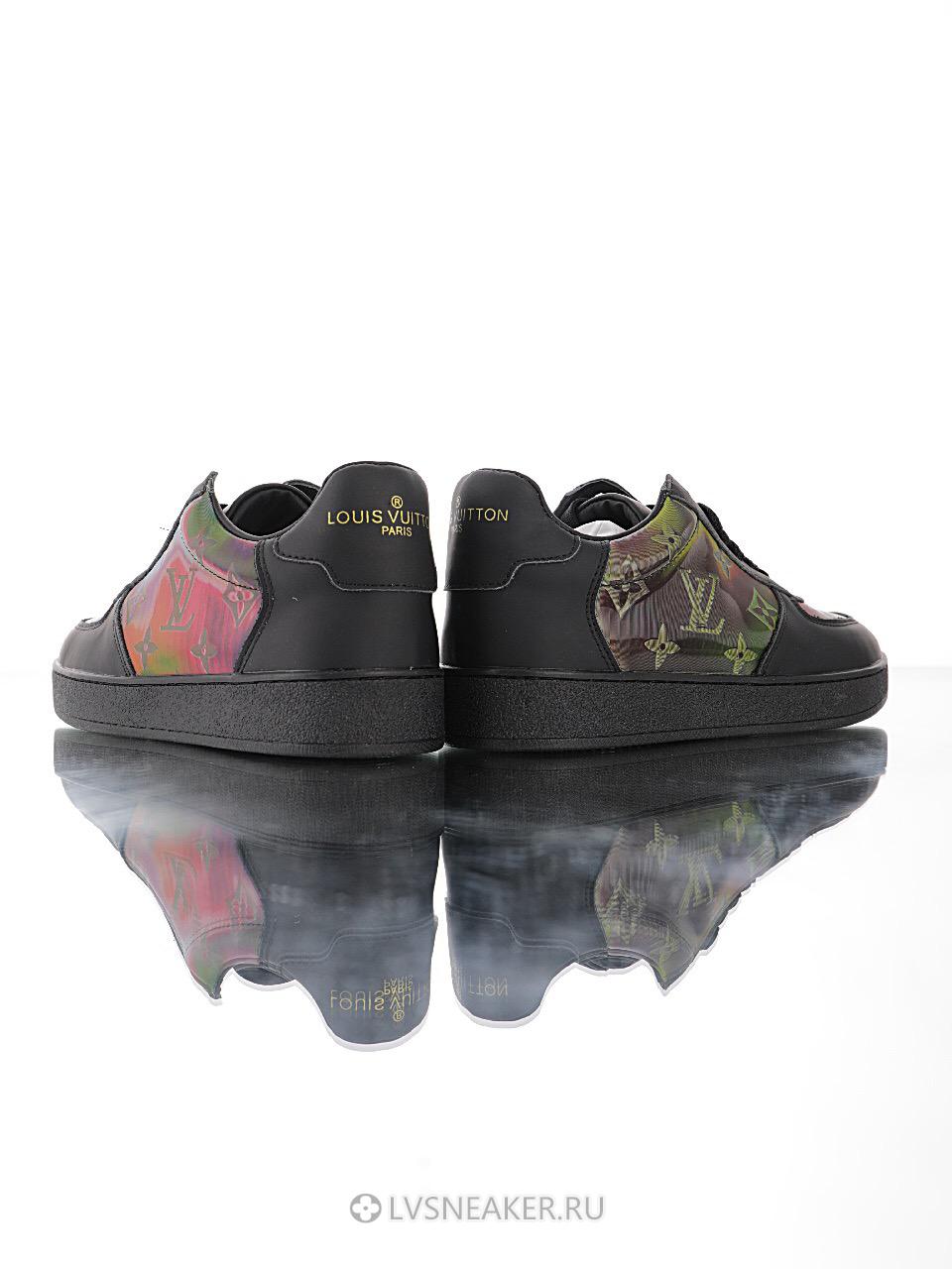 Louis Vuitton LV Rivoli "Black with Shell Shine Monogram" 1A99NO Sneakers