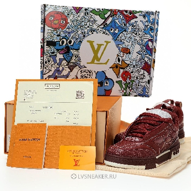 Louis Vuitton LV Skate "Bordeaux Red" 1ABZ6H Sneakers